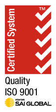 AS/NZS ISO 9001:2016 Quality Certified by Intertek SAI Global